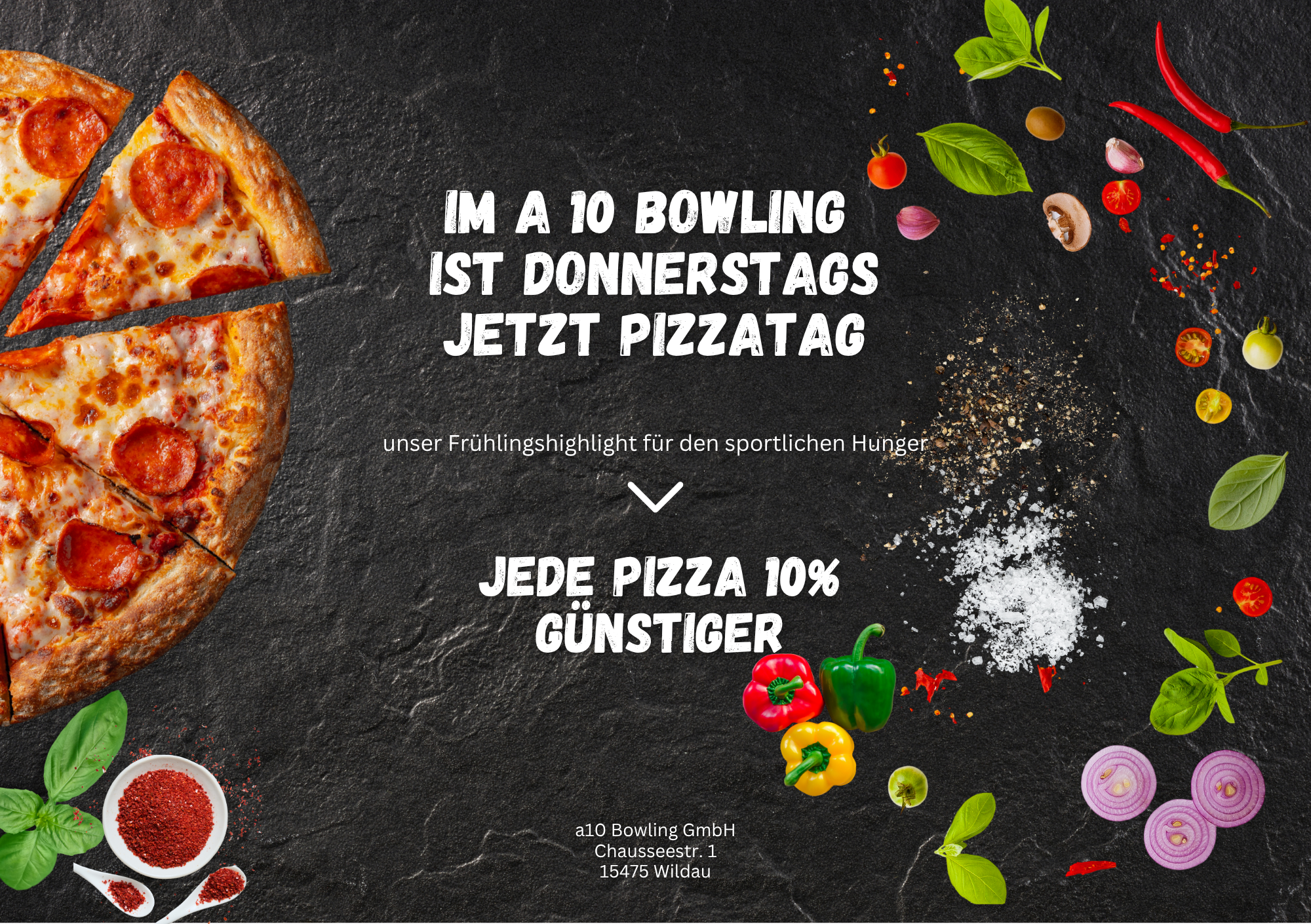 a10 Pizza Angebot Flyer (A5 (Querformat))